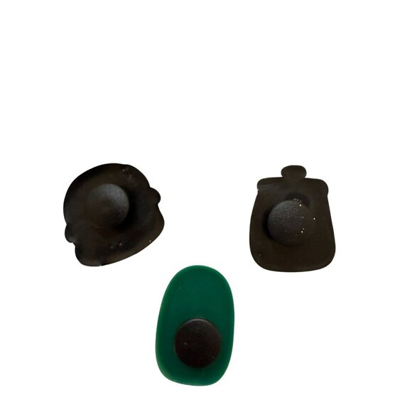 Set Of 3 Fun Croc Food Shoe Charms - M&M Hamburger & Cookie Jar Shapes Colorful - Picture 5 of 5